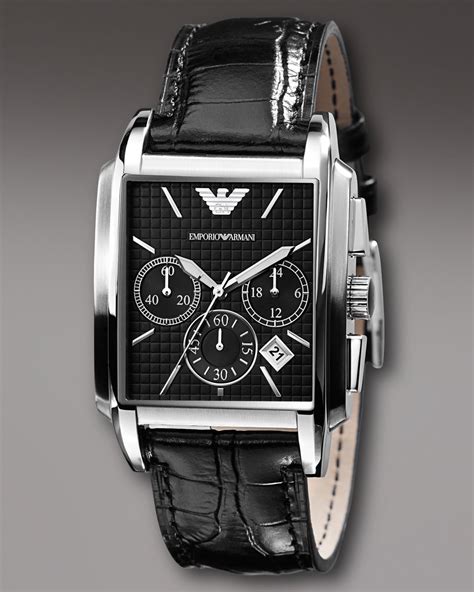 reloj emporio armani water resistant stainless steel back